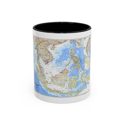 Asia - Southeast (1968) (Map) Accent Coffee Mug