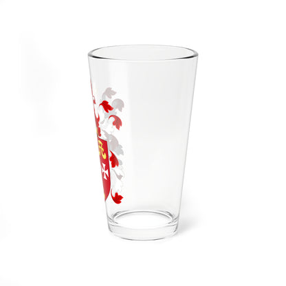Coat of Arms of William Chesebrough (United States) (Coat of Arms) Pint Glass 16oz