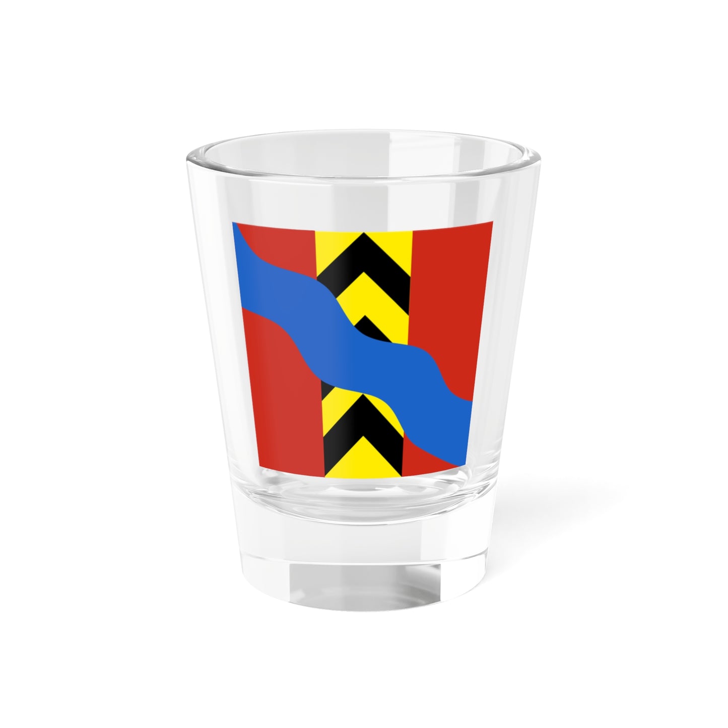 CHE Bruttelen Flag (Switzerland) Shot Glass 1.5oz