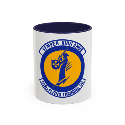 558 Flying Training Squadron AETC (U.S. Air Force) Accent Coffee Mug