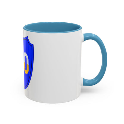 100th Infantry Division SSI (U.S. Army) Accent Coffee Mug