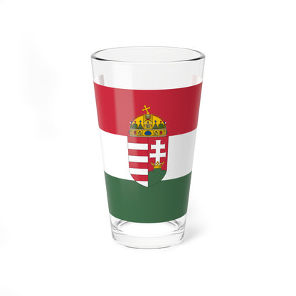 Flag of Hungary 1915-1918 1919-1946 3-2 aspect ratio (Hungary) Pint Glass 16oz
