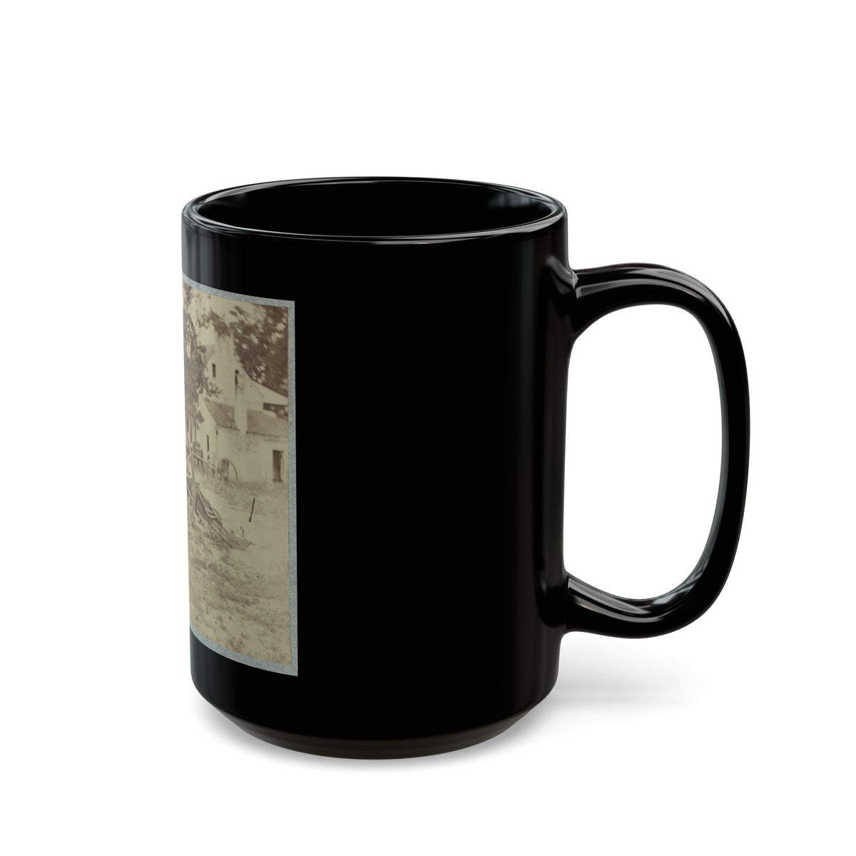 22d New York State Militia Near Harpers Ferry, Va., 1861 I.E.1862 027 (U.S. Civil War) Black Coffee Mug