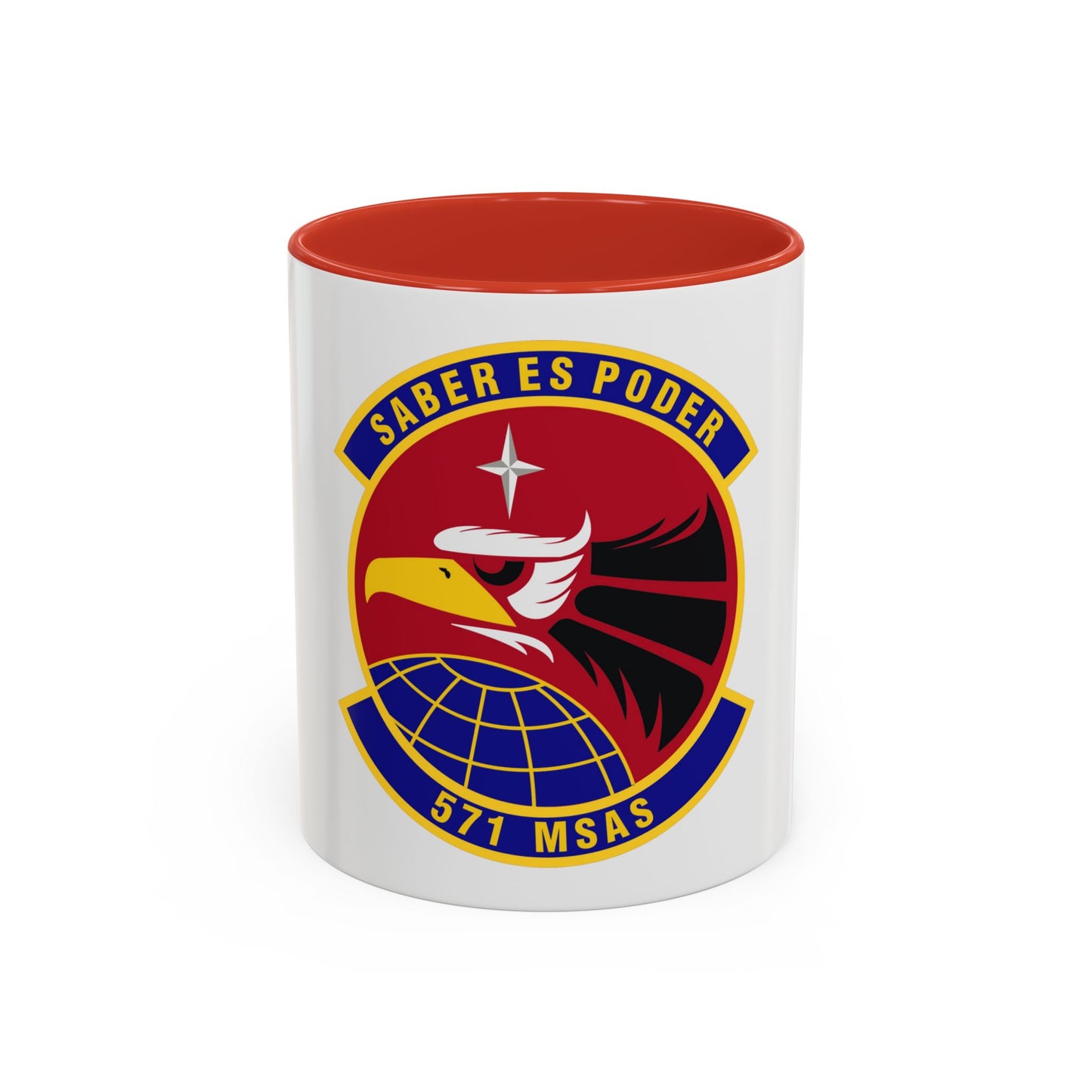 571st Mobility Support Advisory Squadron (U.S. Air Force) Accent Coffee Mug