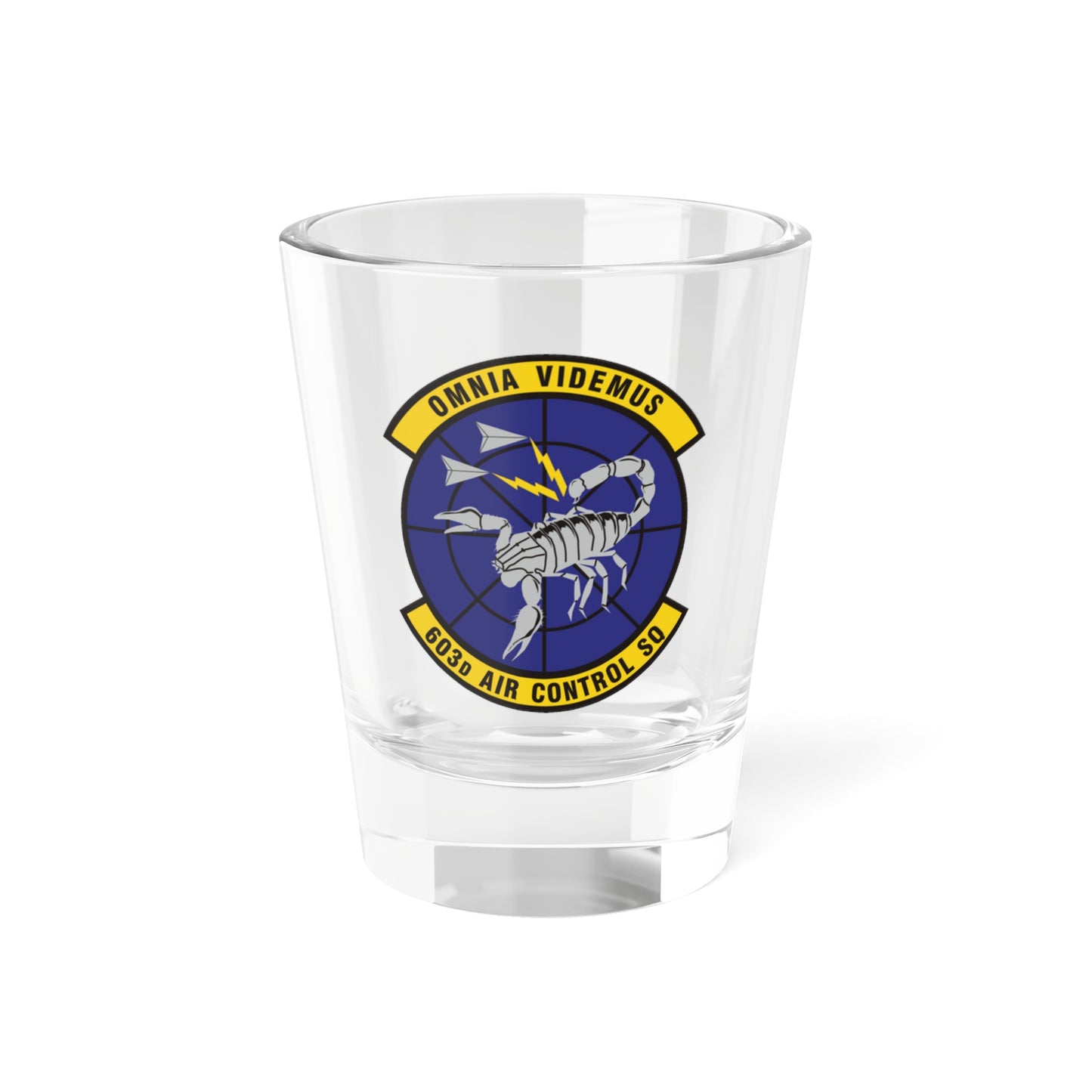 603d Air Control Squadron (U.S. Air Force) Shot Glass 1.5oz