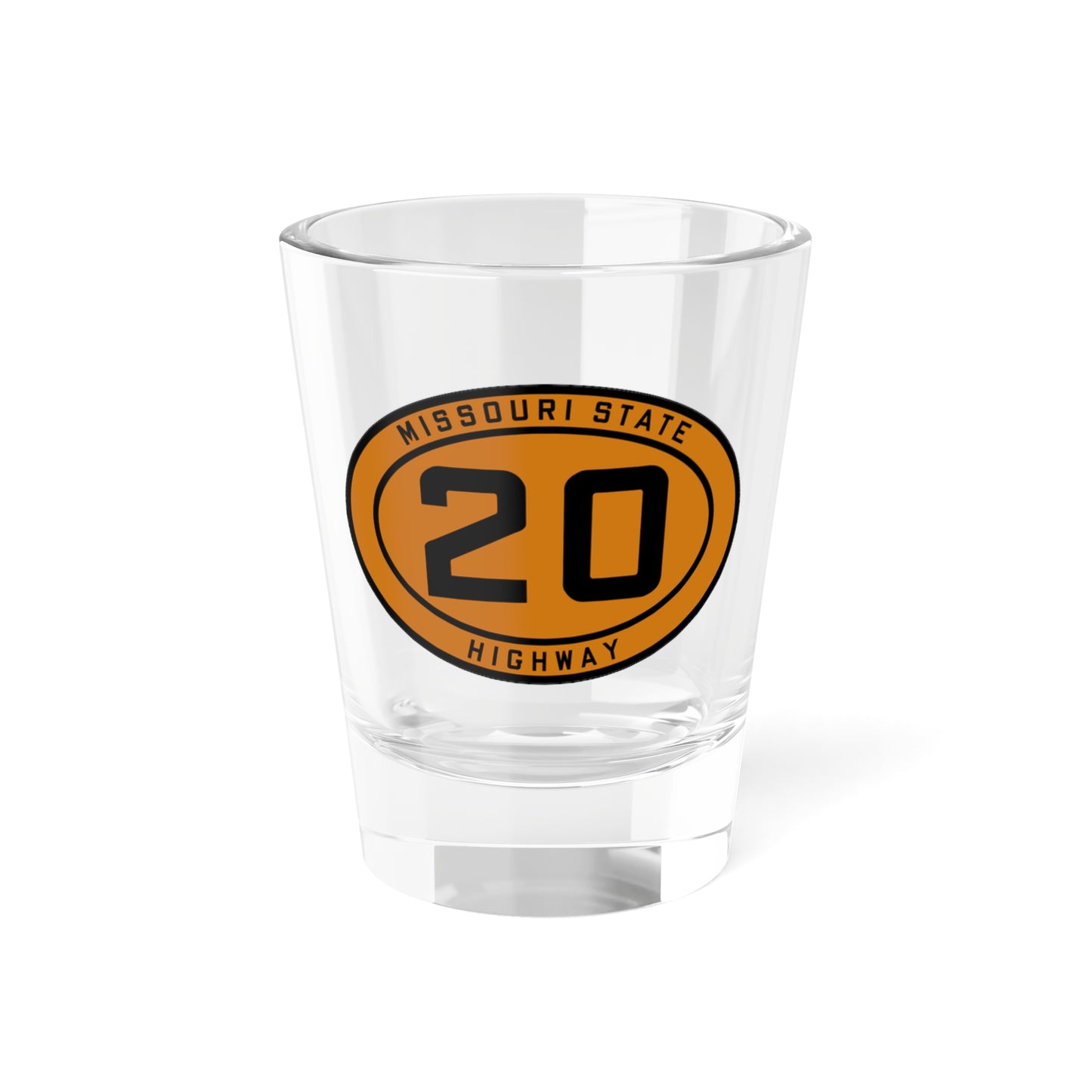MO-20 1920 (Missouri) (Road Sign) Shot Glass 1.5oz