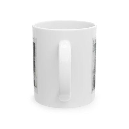 Bealeton, Virginia. Camp Of Company B, 93d New York Volunteers (U.S. Civil War) White Coffee Mug