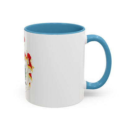 Ornamented Coat of Arms of Chile (1819-1834) Cerro Castillo Version - Accent Coffee Mug