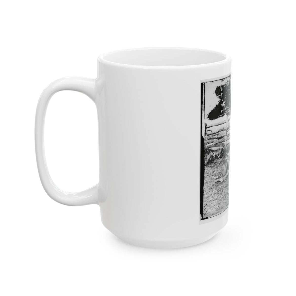 Antietam, Maryland. Bodies Of Dead, Louisiana Regiment (U.S. Civil War) White Coffee Mug