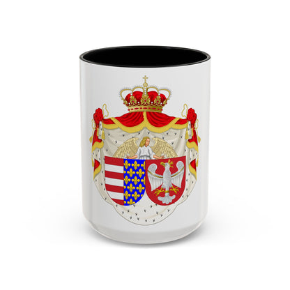 Coat of arms of Jadwiga of Poland - Accent Coffee Mug