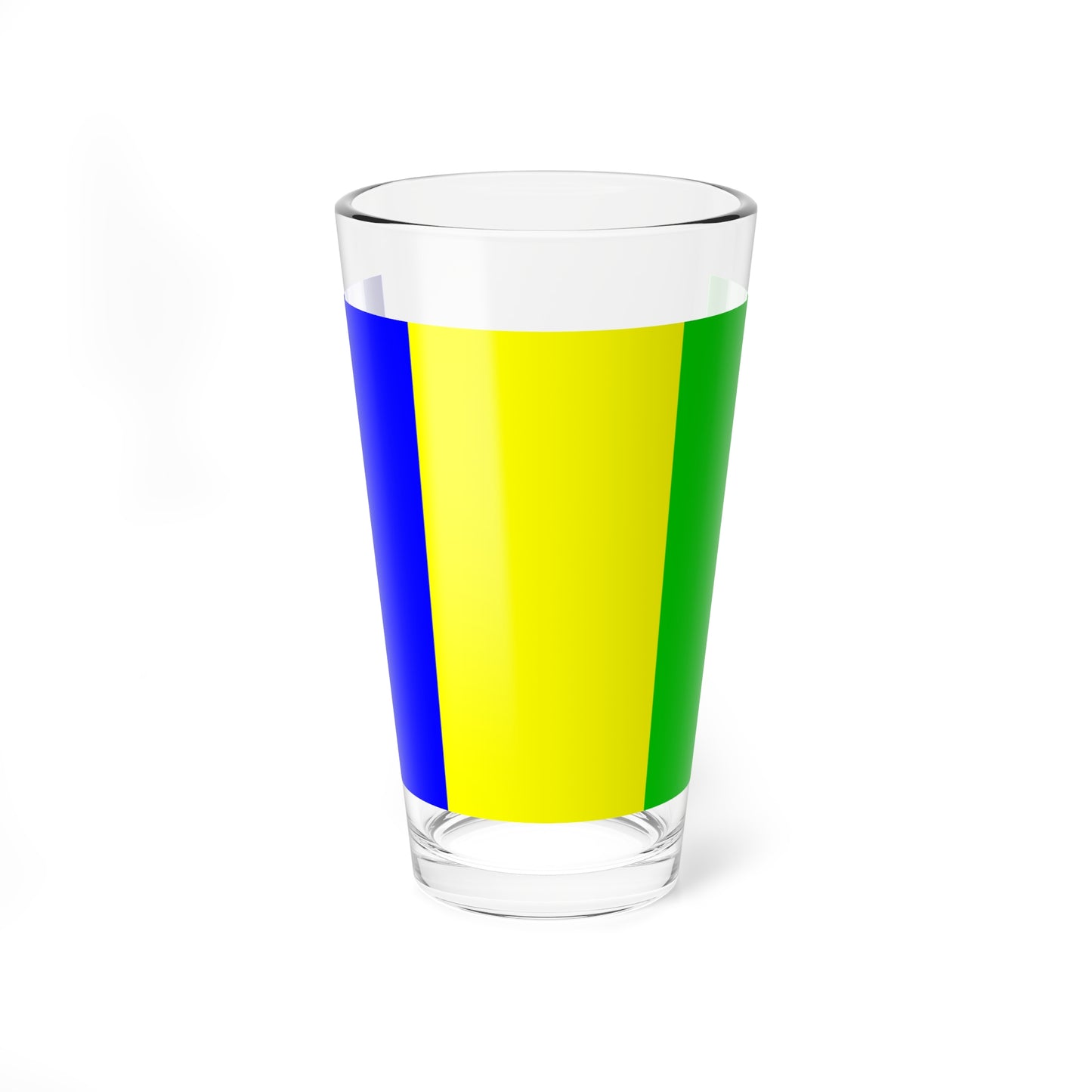 Flag of Saint-Martin-dHeres (France) Pint Glass 16oz