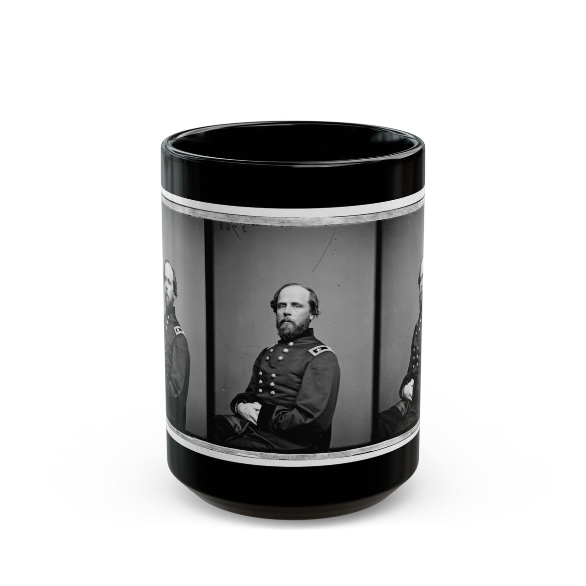 Portrait Of Maj. Gen. Darius Nash Couch, Officer Of The Federal Army (U.S. Civil War) Black Coffee Mug