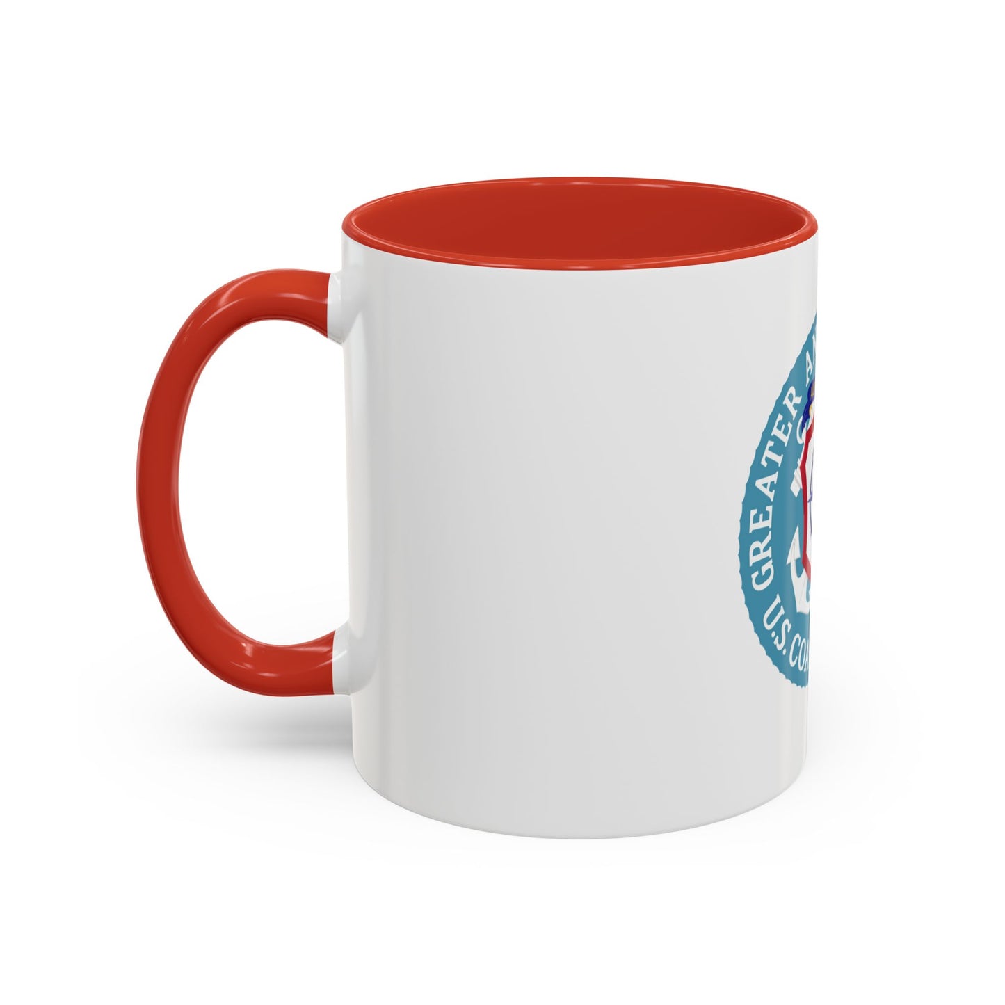 USCG Greater Antilles Section (U.S. Coast Guard) Accent Coffee Mug