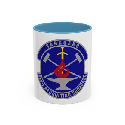 330 Recruiting Squadron AETC (U.S. Air Force) Accent Coffee Mug