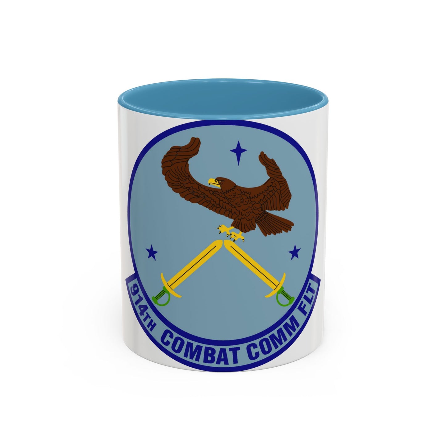 914th Combat Communications Flight (U.S. Air Force) Accent Coffee Mug