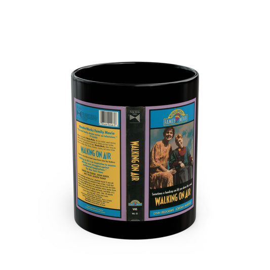 WALKING ON AIR (VHS COVER) - Black Coffee Mug