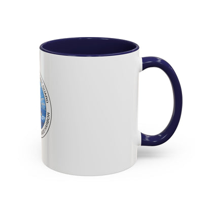 USCG Station Channel Islands Harbor (U.S. Coast Guard) Accent Coffee Mug