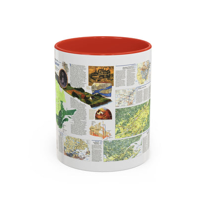 Canada - Quebec 2 (1991) (Map) Accent Coffee Mug