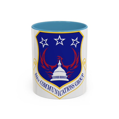 844th Communications Group (U.S. Air Force) Accent Coffee Mug