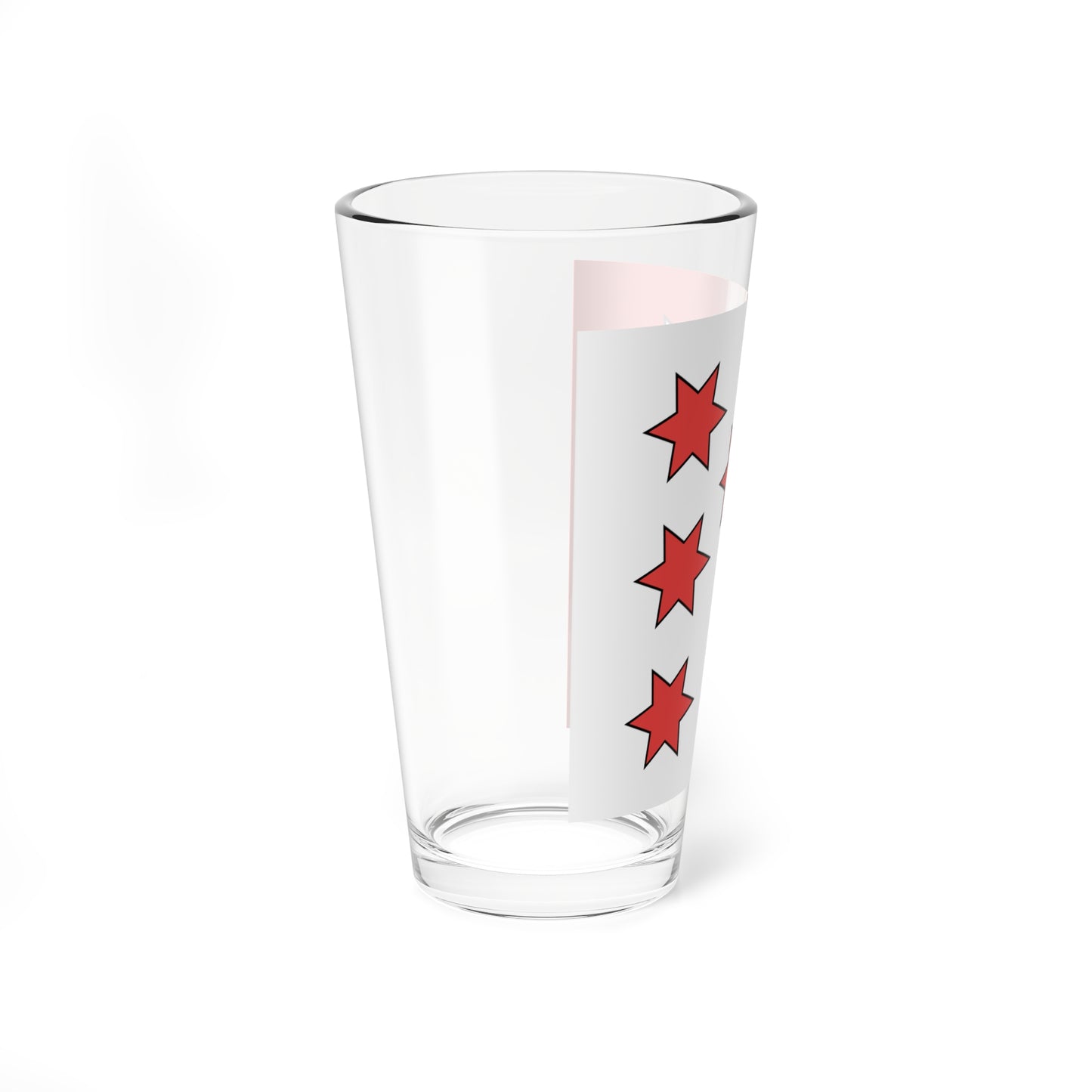 Flag of Canton of Valais 1628-1802 (Switzerland) Pint Glass 16oz