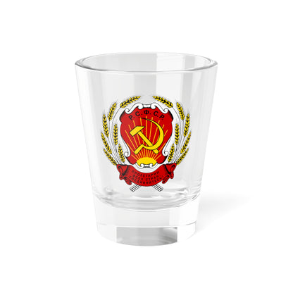 Coat of arms of the Russian Soviet Federative Socialist Republic (1920-1954) - Shot Glass 1.5oz