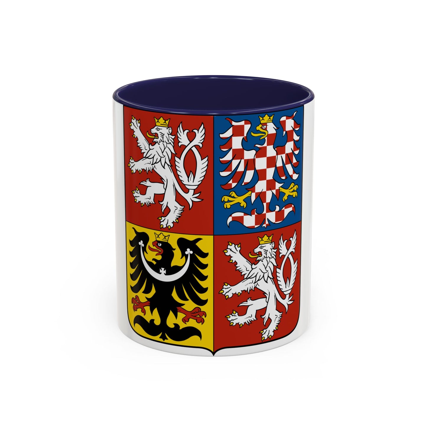 Coat of arms of the Czech Republic - Accent Coffee Mug