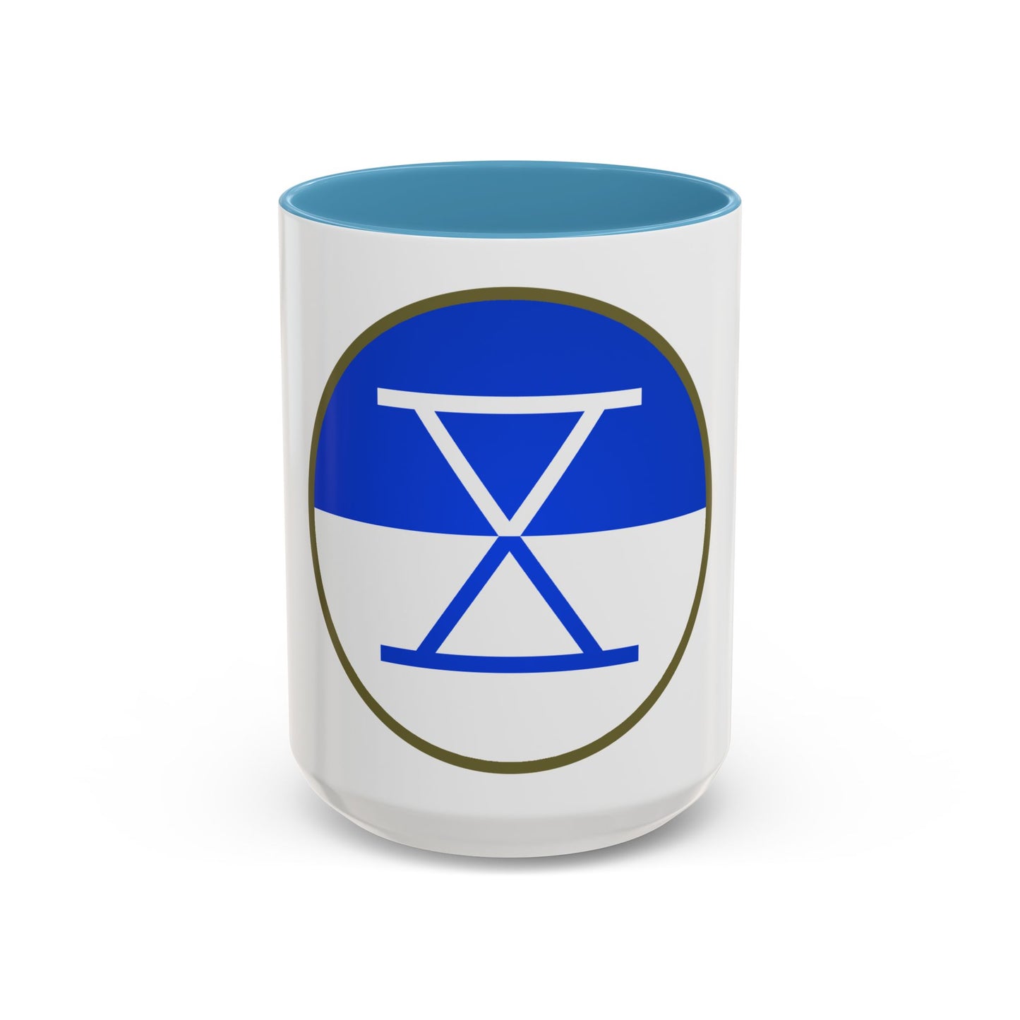 X Corps (U.S. Army) Accent Coffee Mug