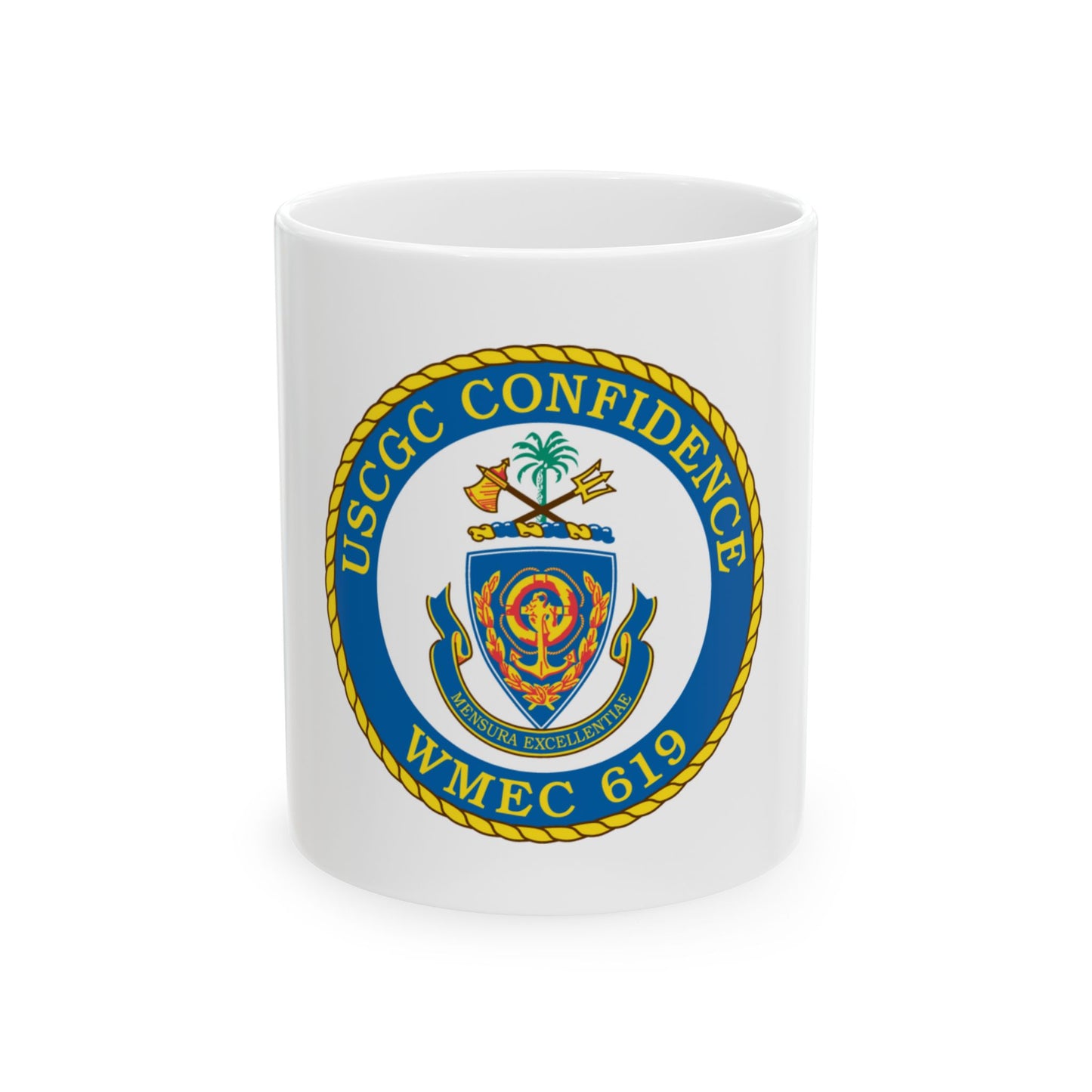 USCGC Confidence WMEC 619 (U.S. Coast Guard) White Coffee Mug