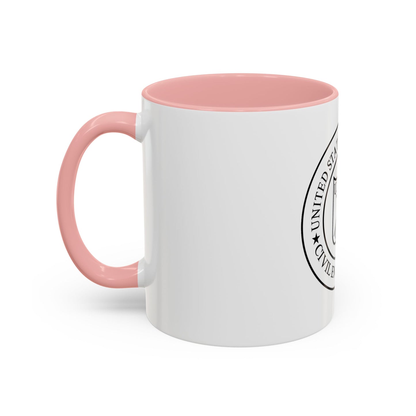 USCG Civil Engineering (U.S. Coast Guard) Accent Coffee Mug