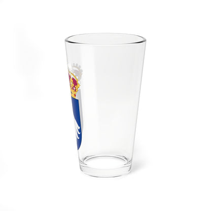 HMS Visborg vapen (Sweden) (Coat of Arms) Pint Glass 16oz