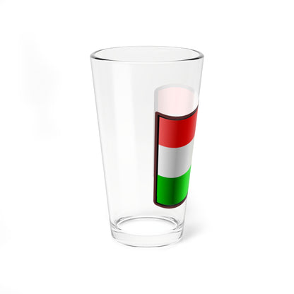 Nuvola Hungary flag alternative height stripes (Hungary) Pint Glass 16oz