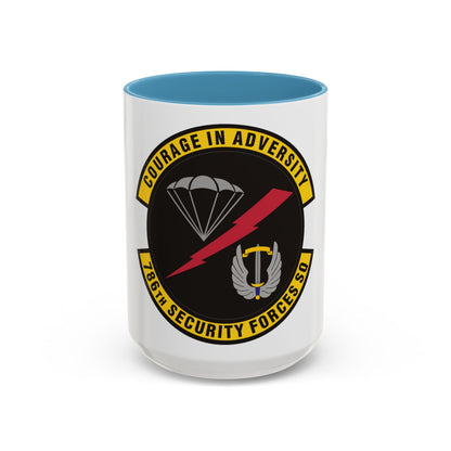 786th Security Forces Squadron (U.S. Air Force) Accent Coffee Mug