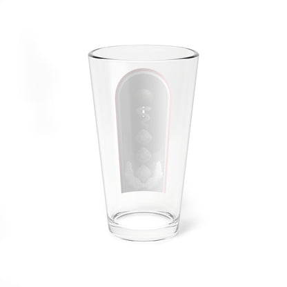 HD H 53e Oberstveterinär i.G. TM L (Military Rank) Pint Glass 16oz