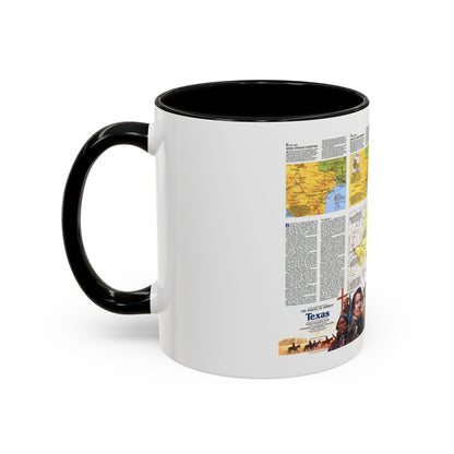 USA - Texas 2 (1986) (Map) Accent Coffee Mug