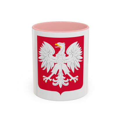 Coat of arms of Poland (1980-1990) - Accent Coffee Mug