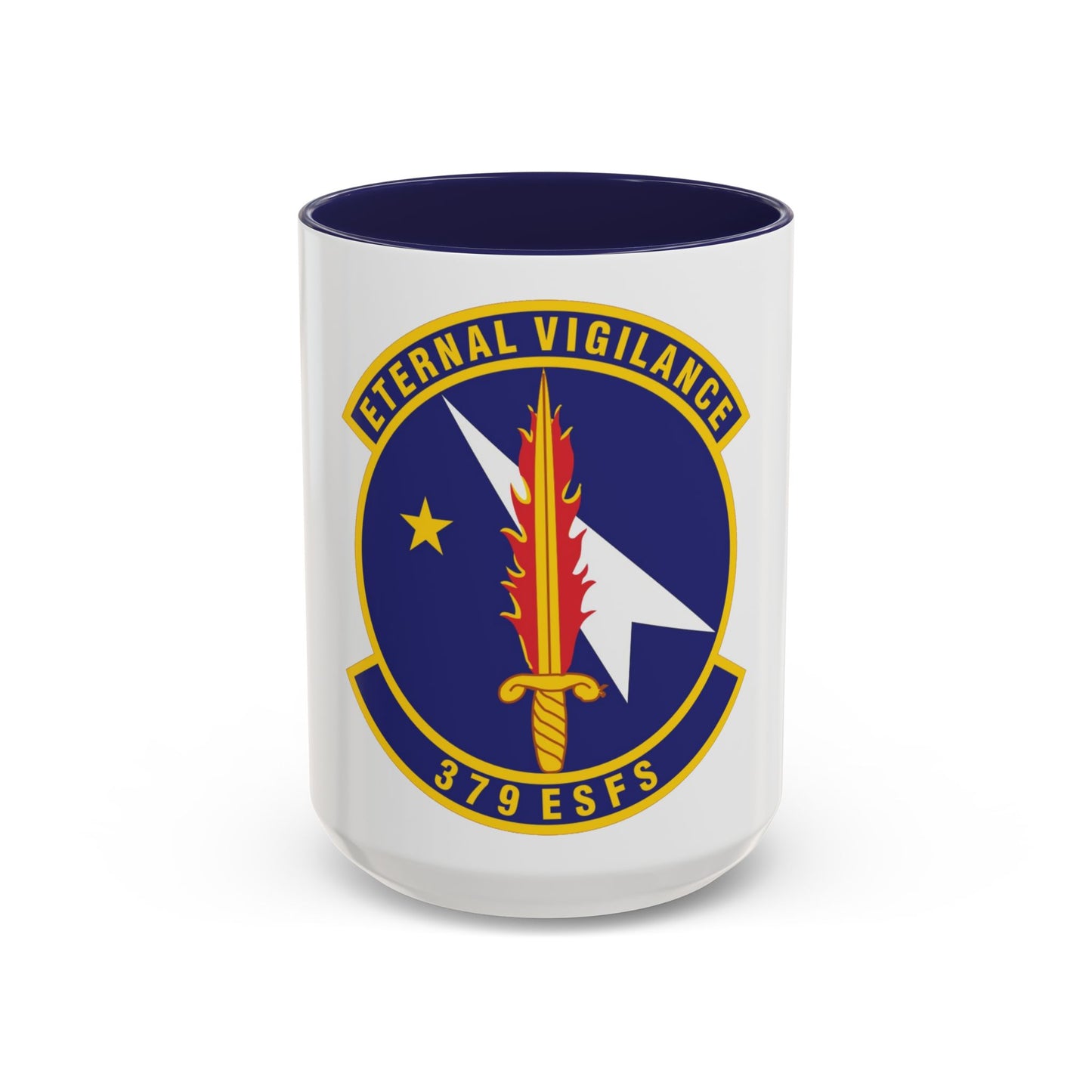 379th Expeditionary Security Forces Squadron (U.S. Air Force) Accent Coffee Mug