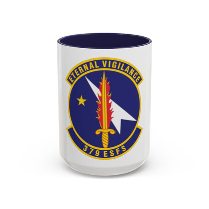 379th Expeditionary Security Forces Squadron (U.S. Air Force) Accent Coffee Mug