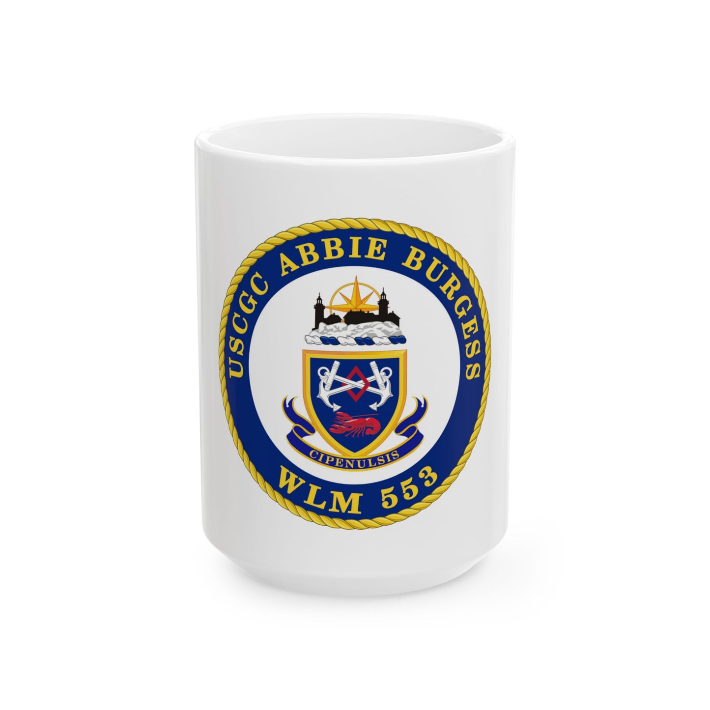 USCGC Abbie Burgess WLM 553 (U.S. Coast Guard) White Coffee Mug