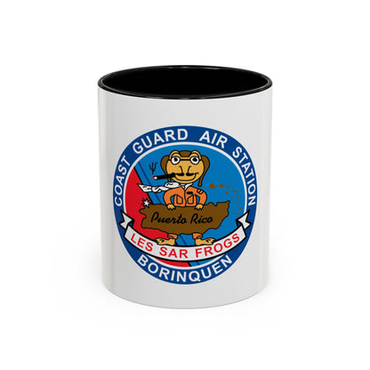 USCG Air Station Borinquen   Les SAR Frog (U.S. Coast Guard) Accent Coffee Mug