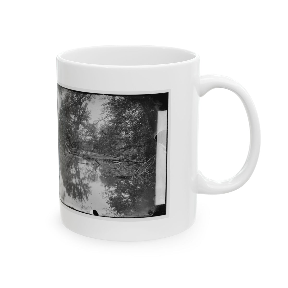 Bull Run, Va. View Of Bull Run (U.S. Civil War) White Coffee Mug