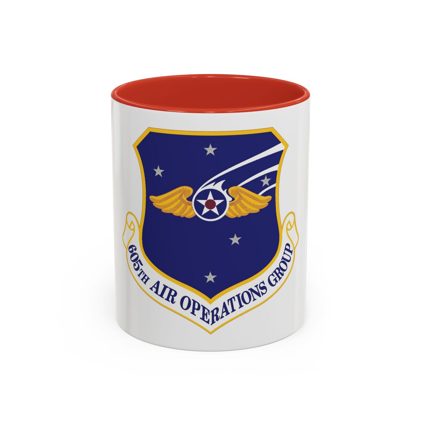 605th Air Operations Group (U.S. Air Force) Accent Coffee Mug