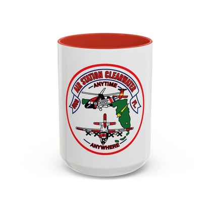 USCG Air Station Clearwater FL (U.S. Coast Guard) Accent Coffee Mug