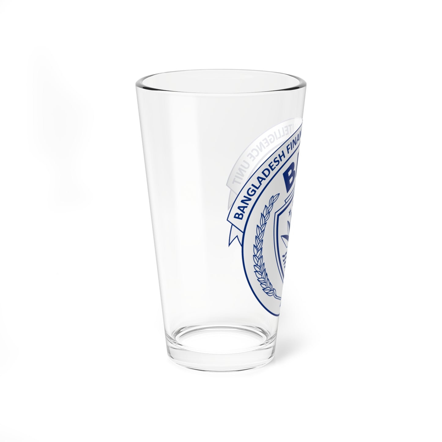 Seal of the Bangladesh Financial Intelligence Unit (Bangladesh) (Coat of Arms) Pint Glass 16oz