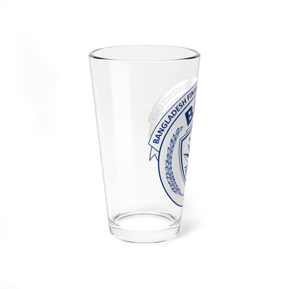 Seal of the Bangladesh Financial Intelligence Unit (Bangladesh) (Coat of Arms) Pint Glass 16oz