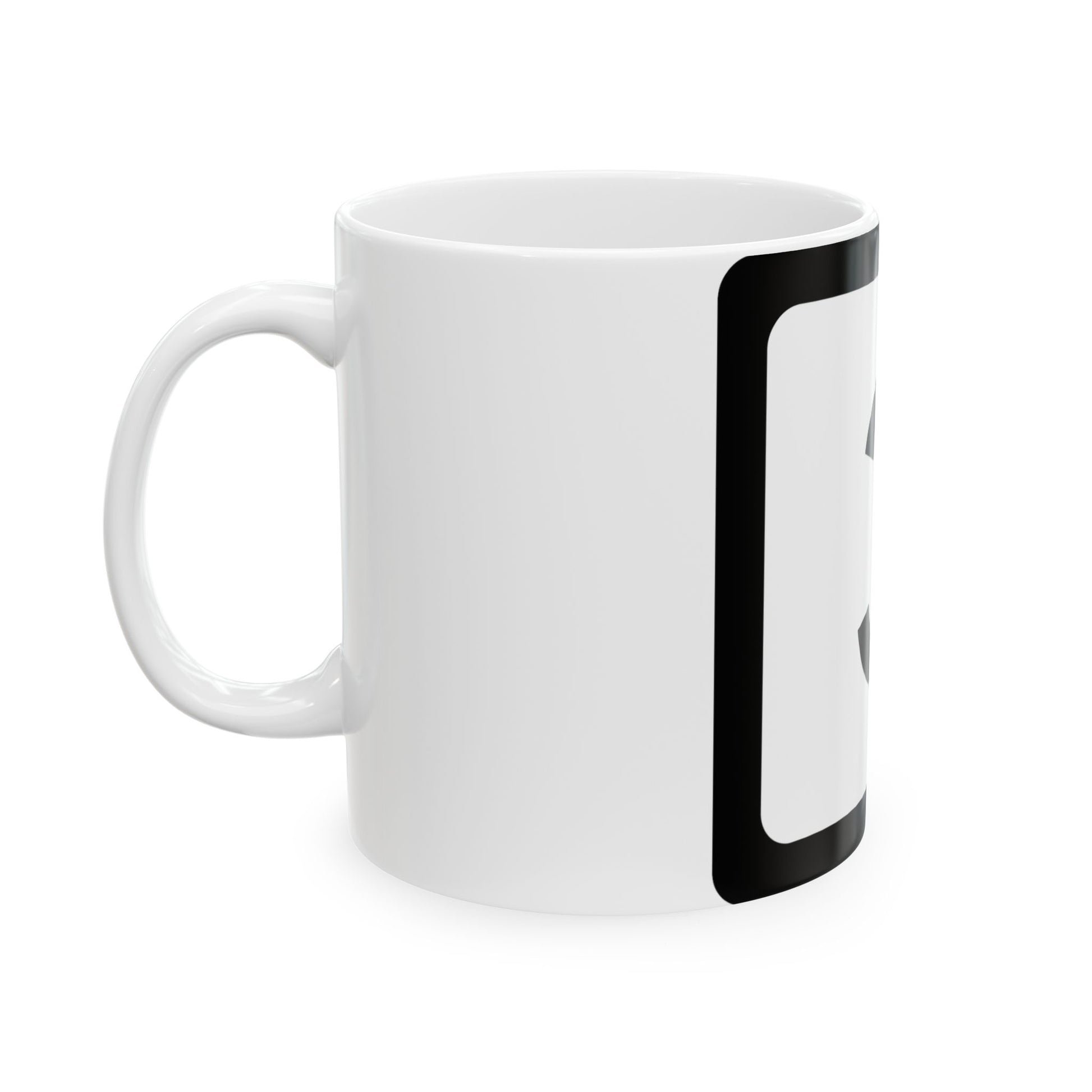WV-3 (Virginia) (Road Sign) White Coffee Mug-Go Mug Yourself