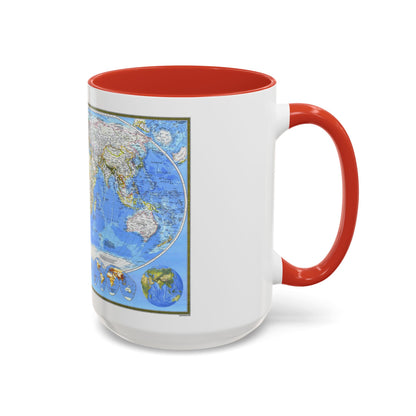 World Map (1988) (Map) Accent Coffee Mug