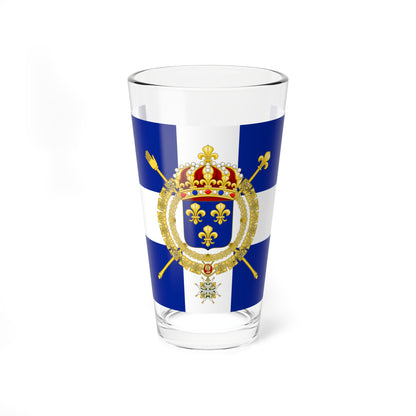 Naval Flag of the Kingdom of France Civil Ensign (France) Pint Glass 16oz