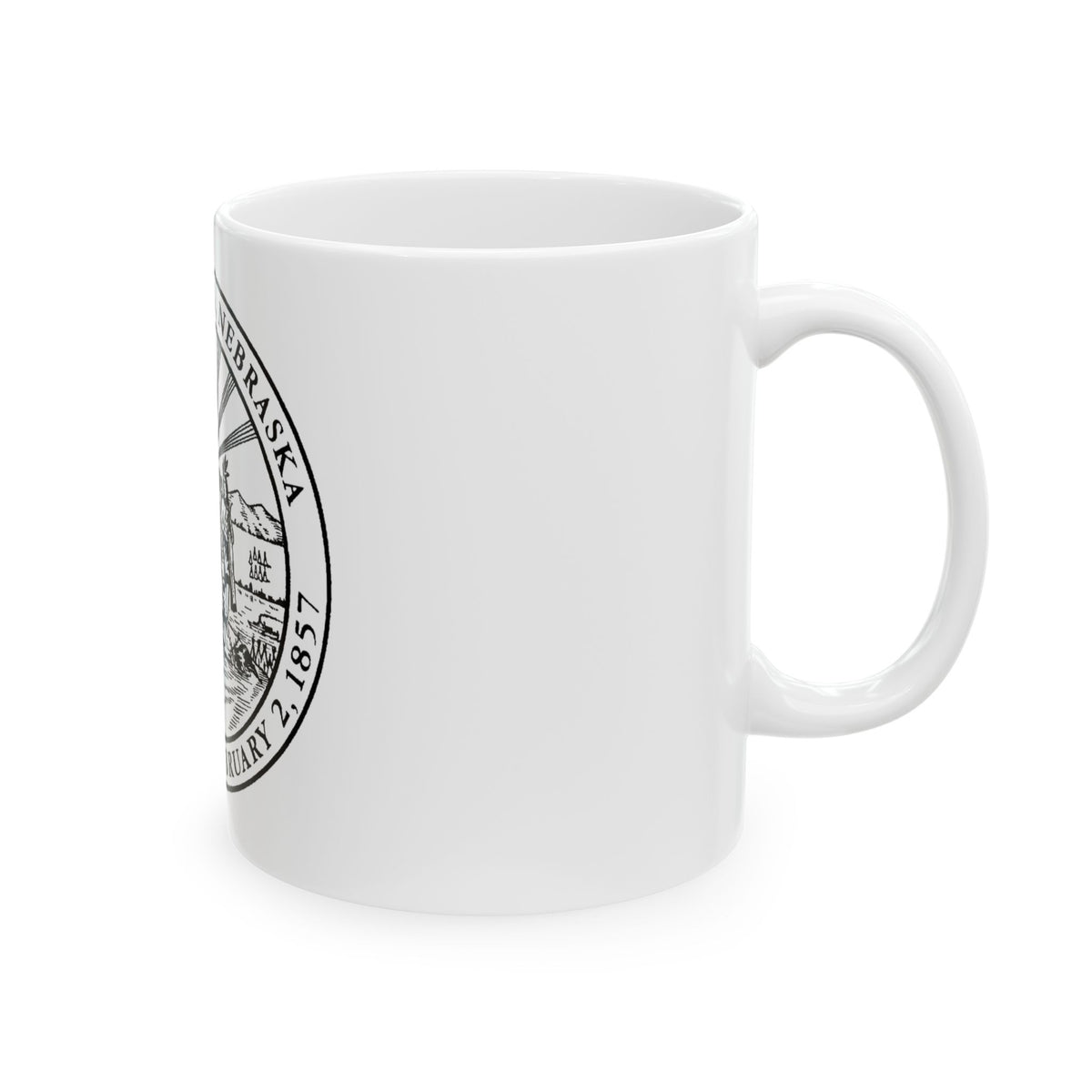 Seal of Omaha Nebraska - White Coffee Mug