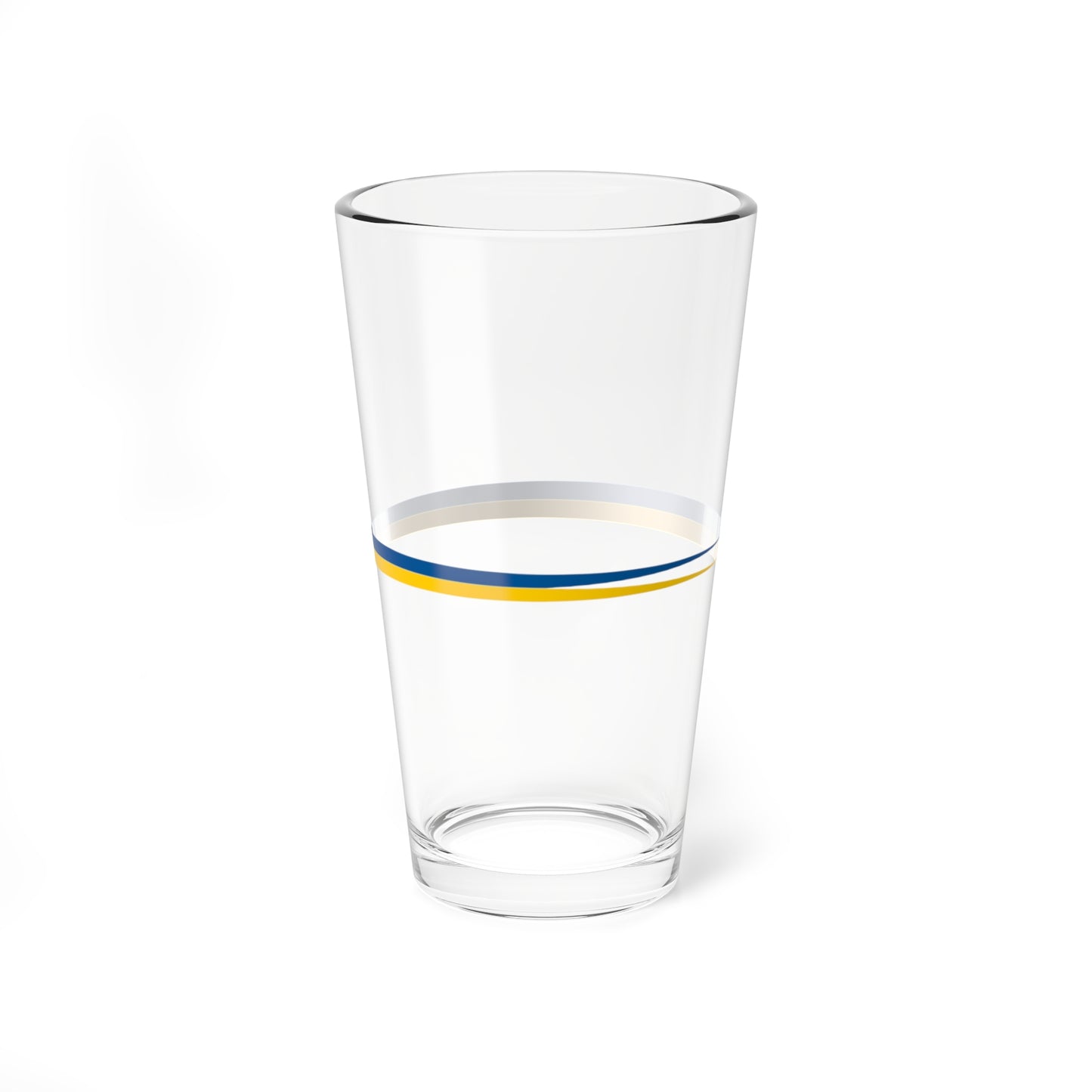 Naval Rank Flag of Sweden - Orlogsvimpel (Sweden) Pint Glass 16oz