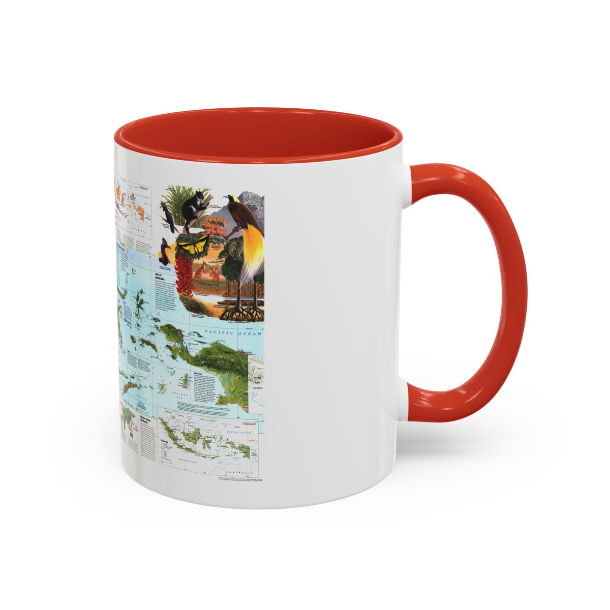 Indonesia 2 (1996) (Map) Accent Coffee Mug
